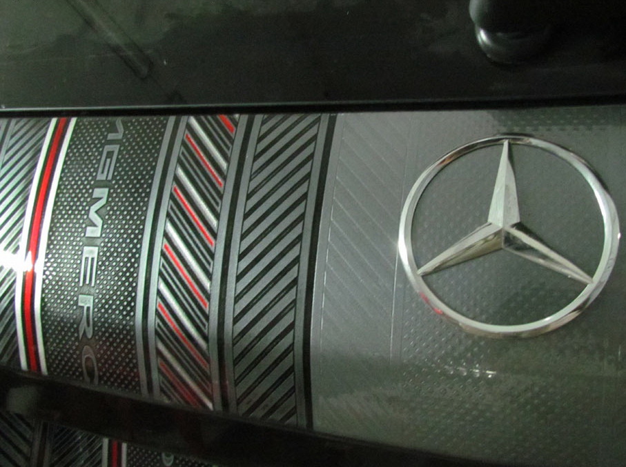 Объёмная аэрография на автомобиле Mercedes GL