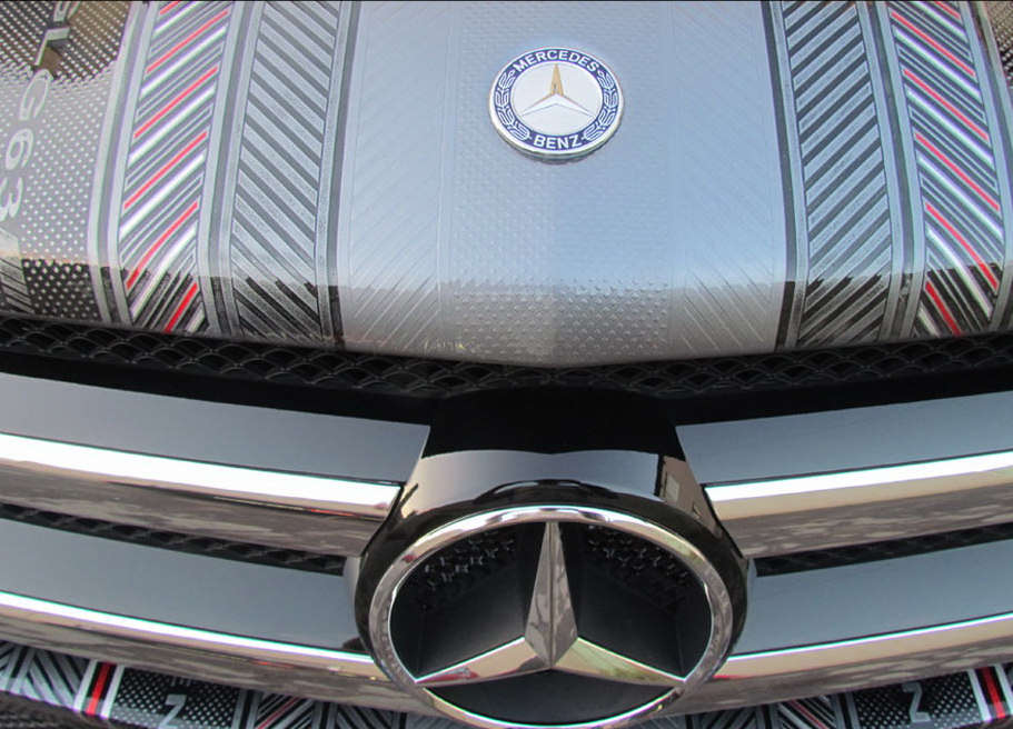 Объёмная аэрография на автомобиле Mercedes GL
